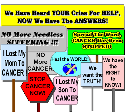 Stop Cancer.  Advanced Scientific Health ASH provides the Natural Cure they don't want you to know.